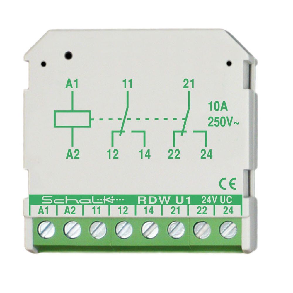 Schalk Doppelrelais RDWU14 Typ RDW U1 (24V UC)