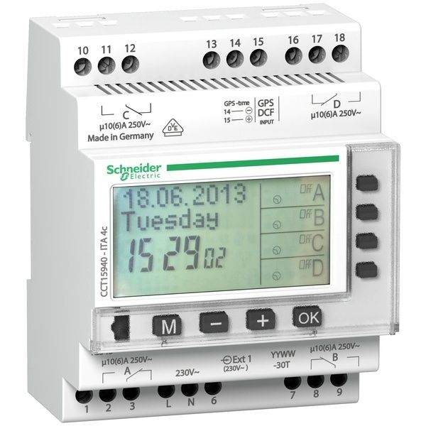 Schneider Electric Zeitschaltuhr CCT15940 