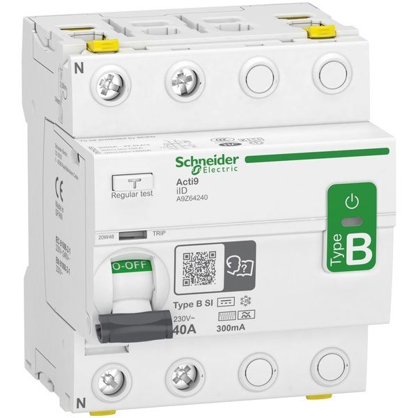 Schneider Electric Fehlerstrom Schutzschalter A9Z64240 