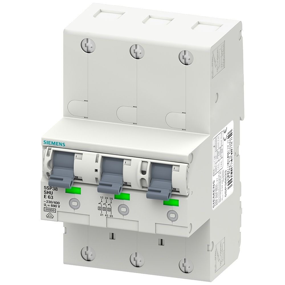 Siemens Hauptleitungsschutzschalter 5SP3825-3 