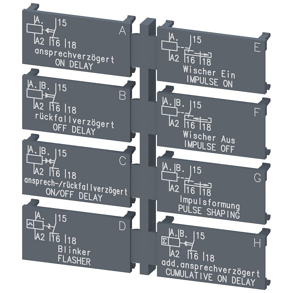 Siemens Schildersatz 3RP2901-0A Preis per VPE von 5 Stück