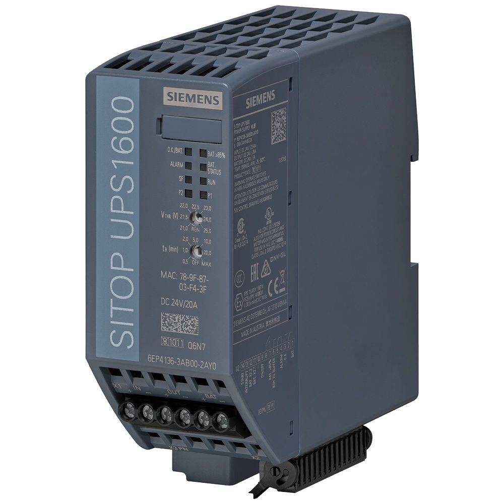 Siemens Unterbrechungsfreie Stromversorgung 6EP4136-3AC00-2AY0 