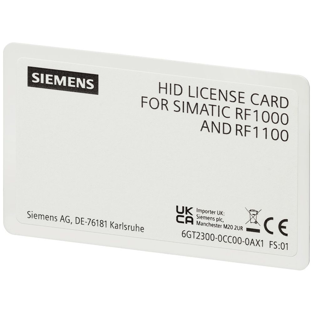 Siemens Lizenzkarte 6GT2300-0CC00-0AX1 