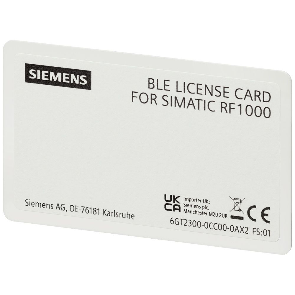 Siemens Lizenzkarte 6GT2300-0CC00-0AX2 Preis per VPE von 5 Stück