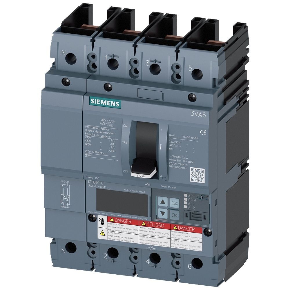 Siemens Leistungsschalter 3VA6140-8KL41-0AA0 