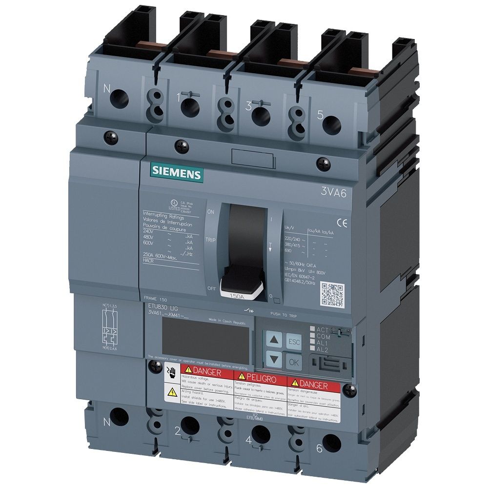 Siemens Leistungsschalter 3VA6140-6KM41-0AA0 