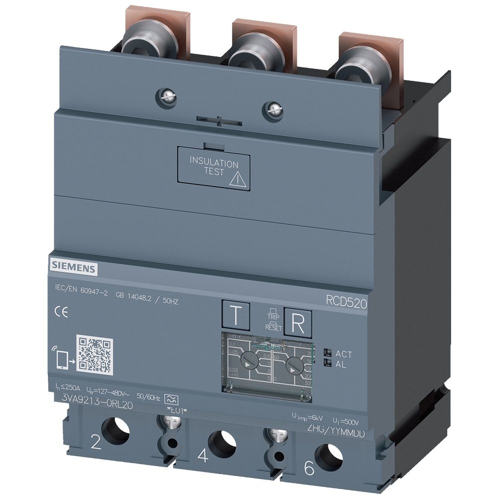 Siemens Differenzstrom Schutzgerät 3VA9213-0RL20 