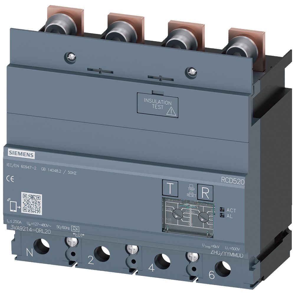Siemens Differenzstrom Schutzgerät 3VA9214-0RL20 