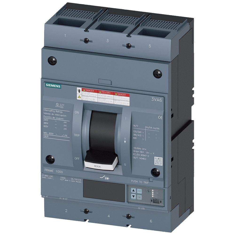 Siemens Leistungsschalter 3VA6580-7KQ32-0AA0 