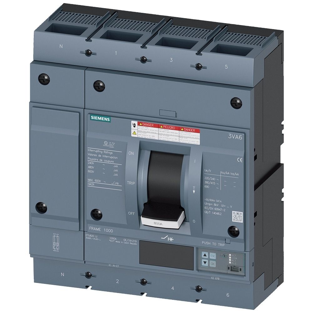 Siemens Leistungsschalter 3VA6580-7KL42-0AA0 