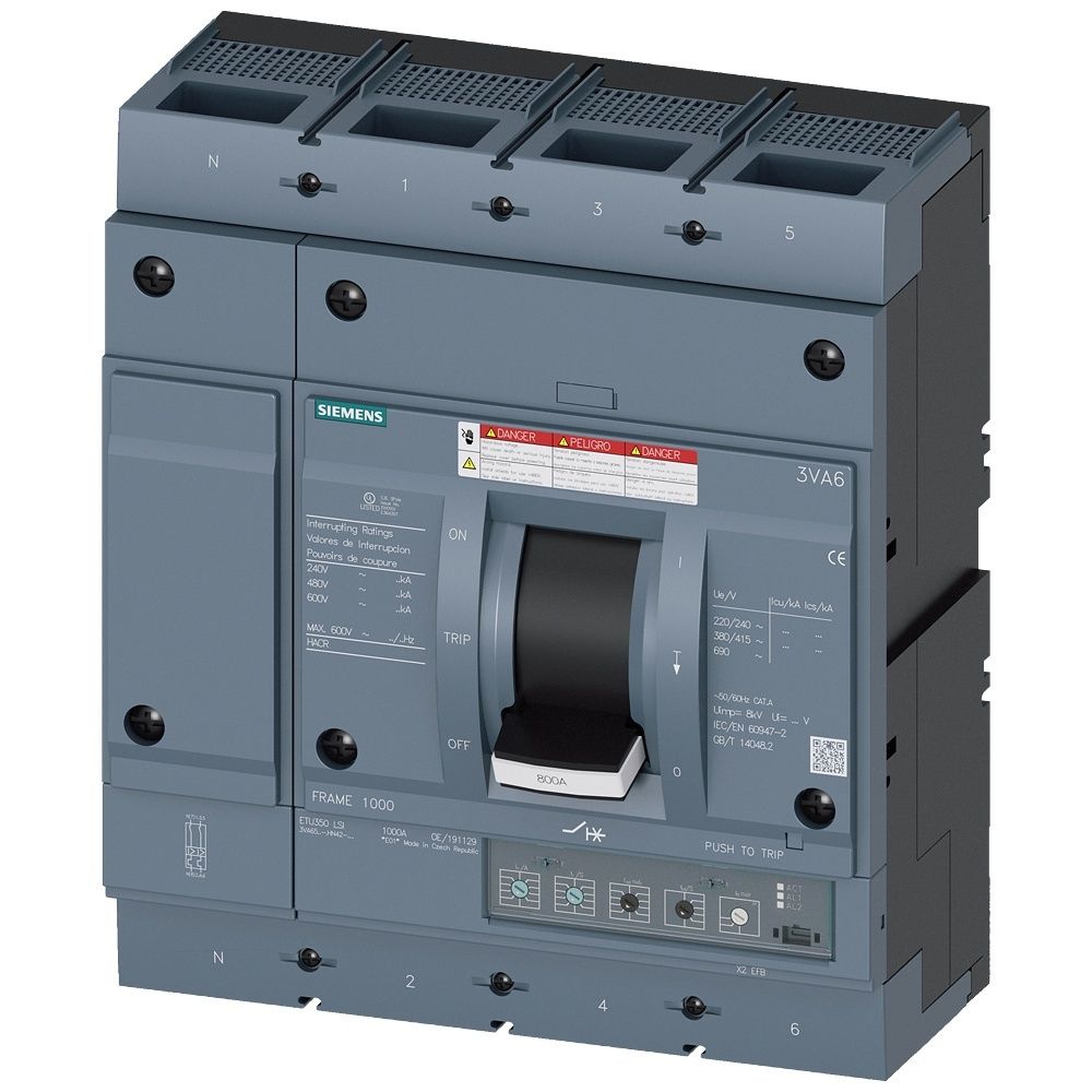 Siemens Leistungsschalter 3VA6580-6HN42-0AA0 