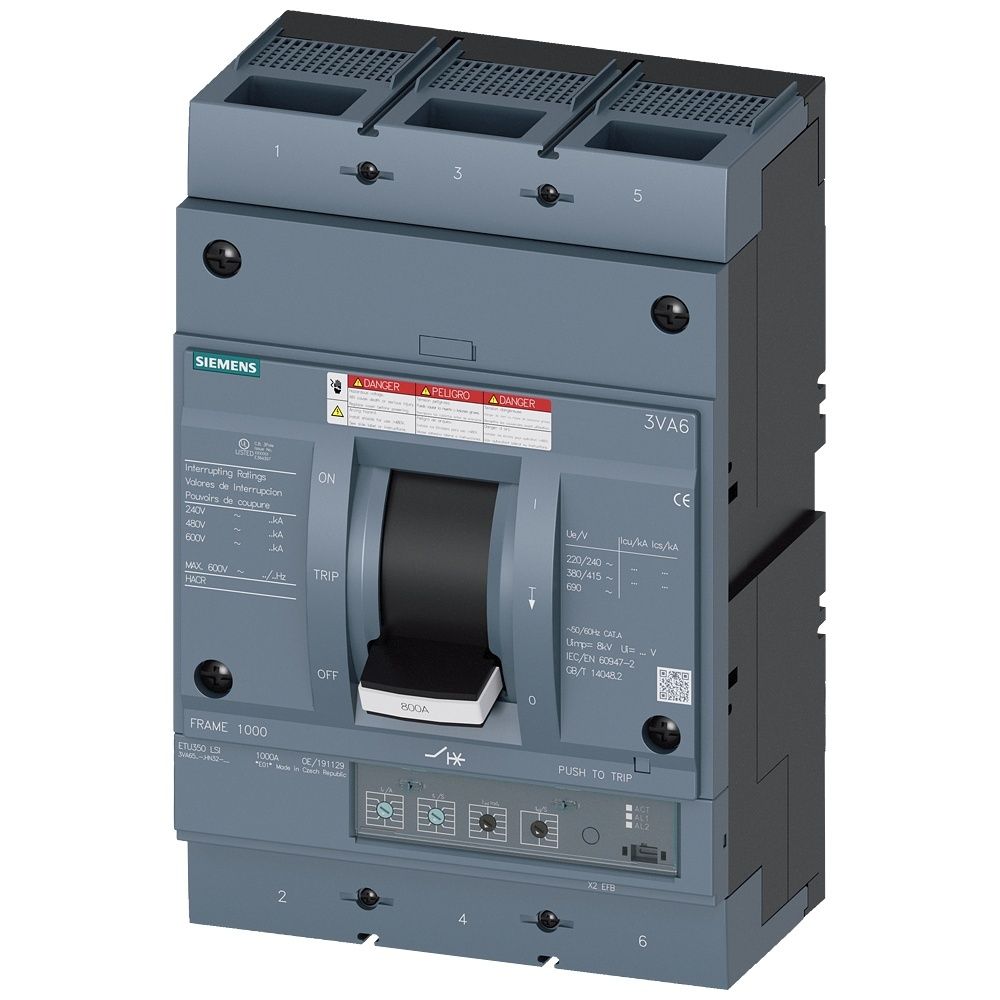 Siemens Leistungsschalter 3VA6580-6HN32-0AA0 