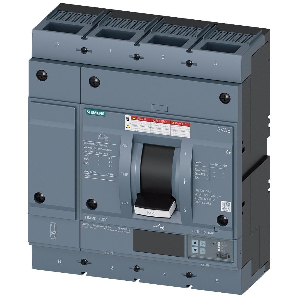 Siemens Leistungsschalter 3VA6580-7JT42-2AA0 