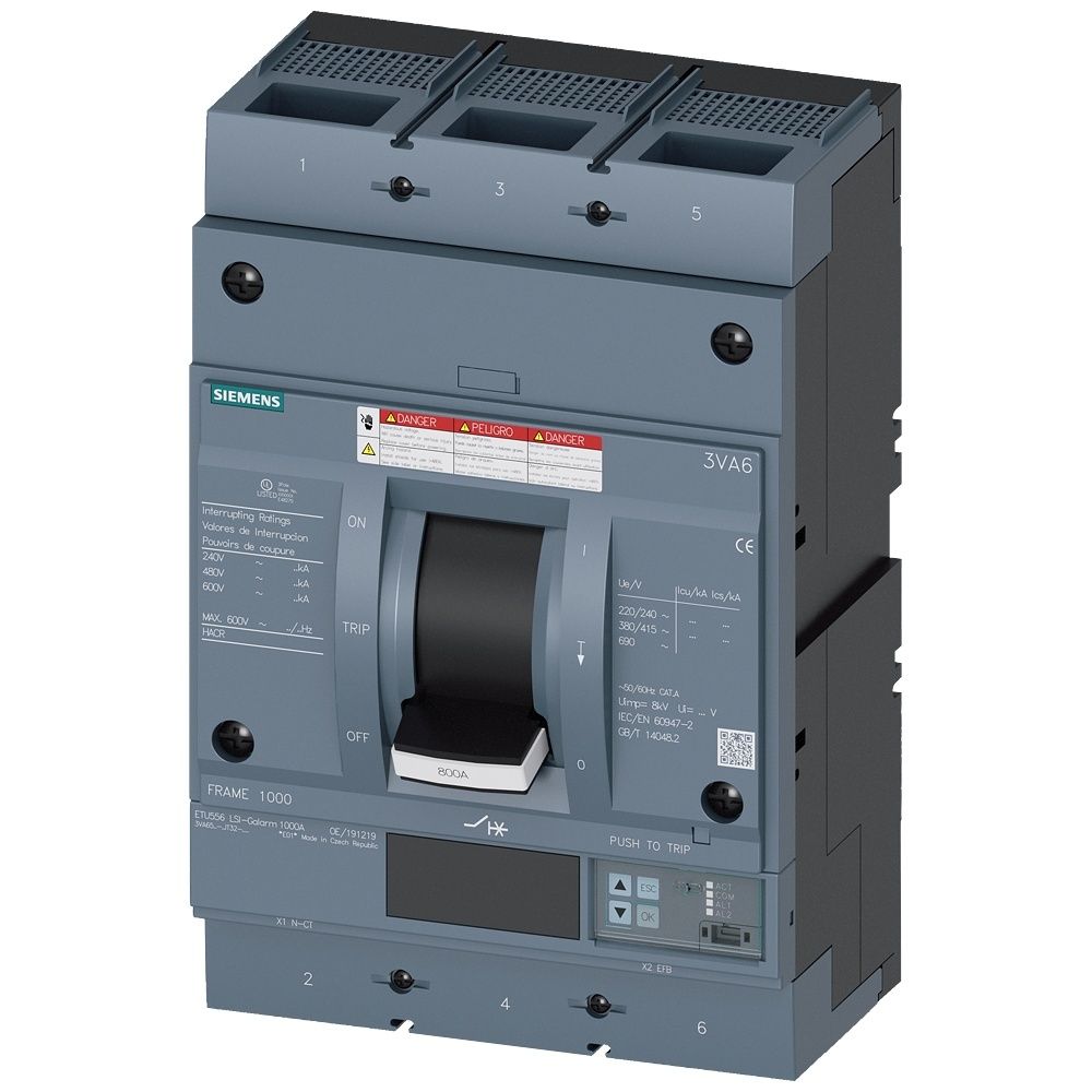 Siemens Leistungsschalter 3VA6580-7JT32-2AA0 