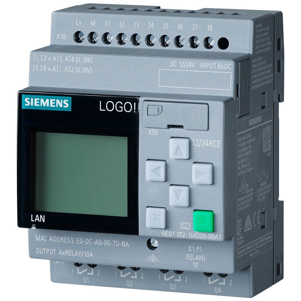 Siemens SIPLUS LOGO 12 24RCE 6AG1052-1MD08-7BA1 