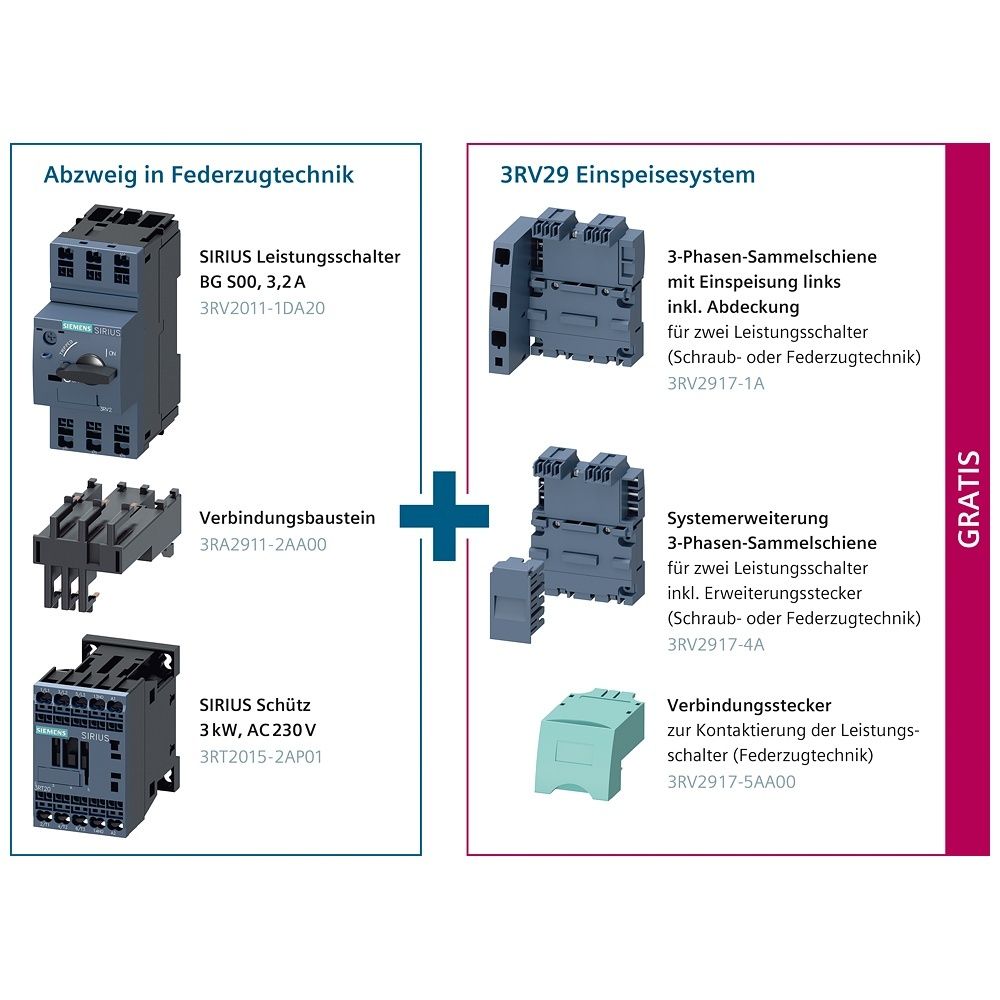 Siemens Starterpaket SIRIUS 3RA9012-7AA01 