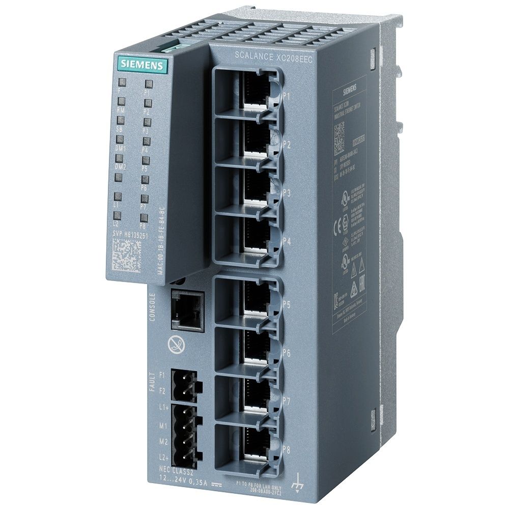 Siemens Switch 6GK5208-0BA00-2FC2 