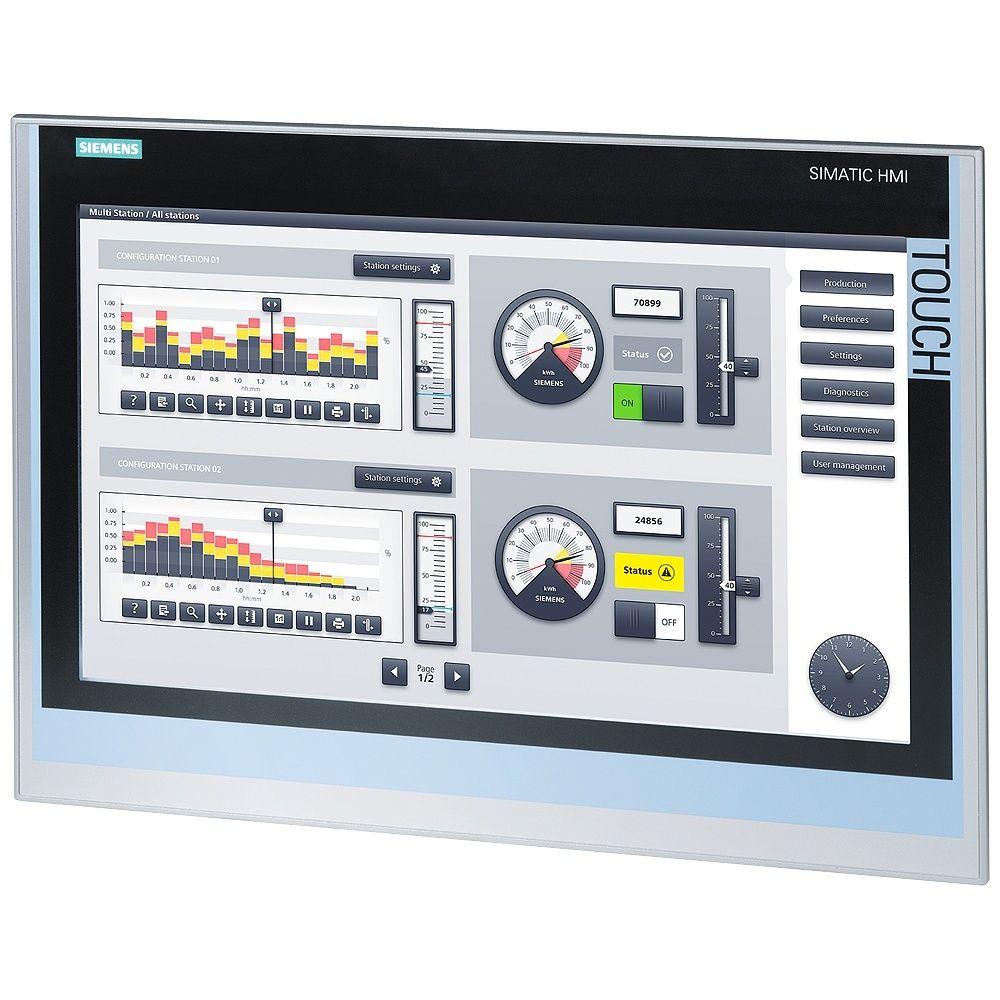 Siemens SIMATIC HMI TP1900 Comfort 6AV2124-0UC02-0AX1 