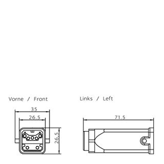 Siemens Hybrid Stecker 6GK1905-0CB00 