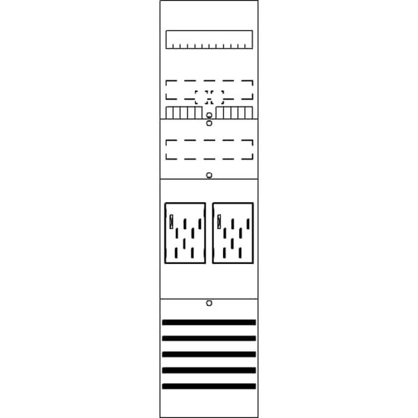 Striebel & John Zählerkomplettfeld 2CPX054075R9999 Typ BF17B2