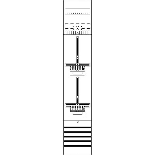 Striebel & John Zählerkomplettfeld 2CPX054098R9999 Typ DF19P2