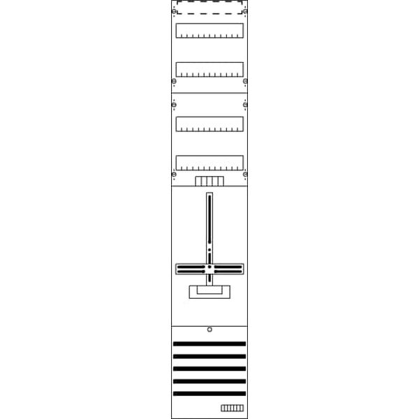 Striebel & John Zählerkomplettfeld 2CPX054114R9999 Typ DF19G1V