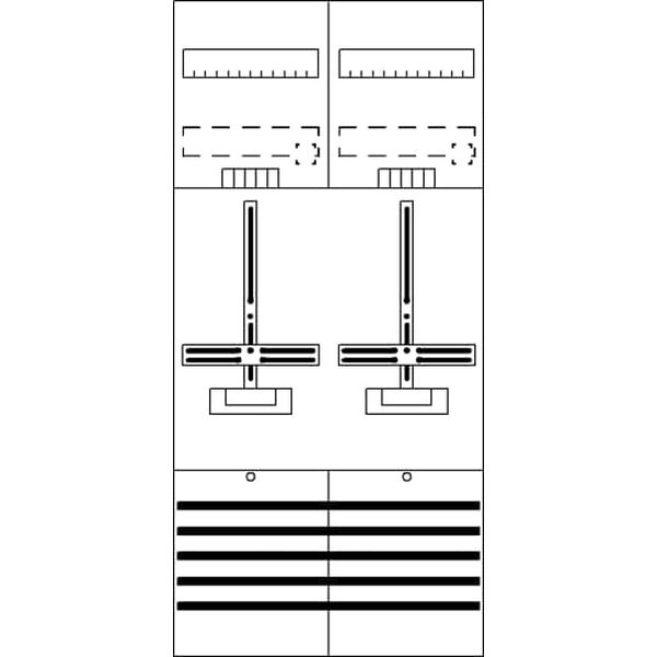 Striebel & John Zählerkomplettfeld 2CPX054150R9999 Typ DF27C2