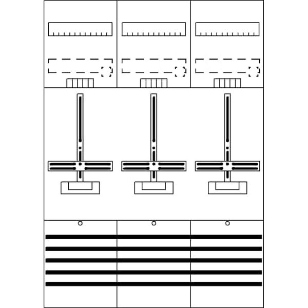 Striebel & John Zählerkomplettfeld 2CPX054151R9999 Typ DF37C3