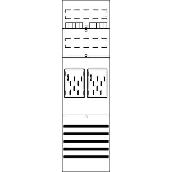 Striebel & John Zählerkomplettfeld 2CPX054166R9999 Typ BF16A2