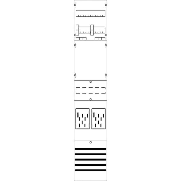 Striebel & John Zählerkomplettfeld 2CPX054173R9999 Typ BF19A2XAY