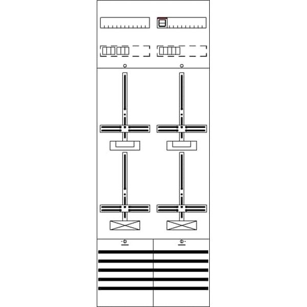 Striebel & John Zählerkomplettfeld 2CPX054190R9999 Typ DF29A2XXBM