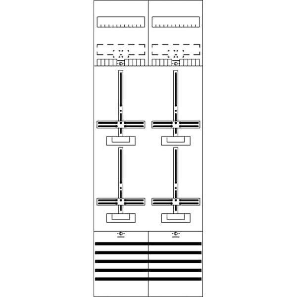 Striebel & John Zählerkomplettfeld 2CPX054191R9999 Typ DF29A4XS