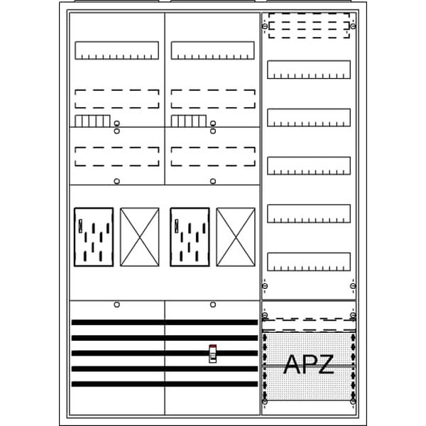 Striebel & John Zählerkomplettschrank 2CPX054211R9999 Typ BA37BG