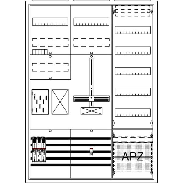 Striebel & John Zählerkomplettschrank 2CPX054215R9999 Typ BA37BC5