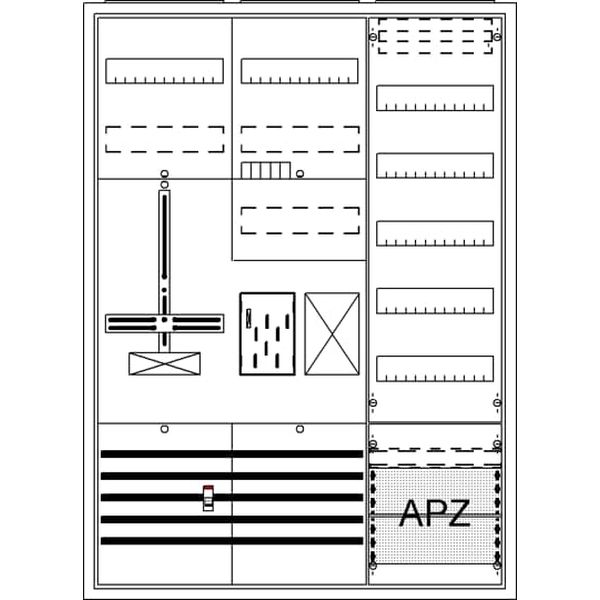 Striebel & John Zählerkomplettschrank 2CPX054221R9999 Typ BA37FC