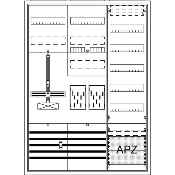 Striebel & John Zählerkomplettschrank 2CPX054225R9999 Typ BA37FN