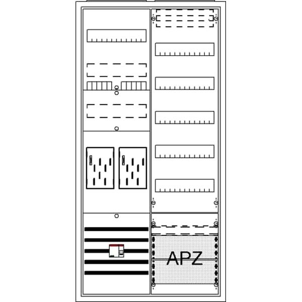 Striebel & John Zählerkomplettschrank 2CPX054238R9999 Typ BA27CML