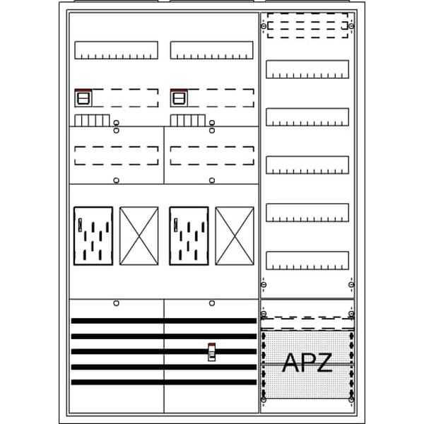 Striebel & John Zählerkomplettschrank 2CPX054241R9999 Typ BA37TG