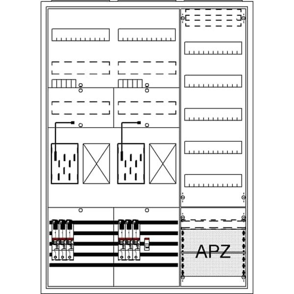 Striebel & John Komplettschrank 2CPX054242R9999 Typ BA37LG4 