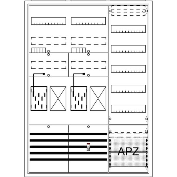 Striebel & John Zählerkomplettschrank 2CPX054246R9999 Typ BA37MG