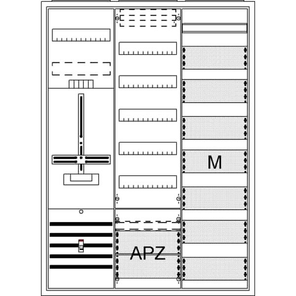 Striebel & John Komplettschrank 2CPX054262R9999 Typ DA37BD 