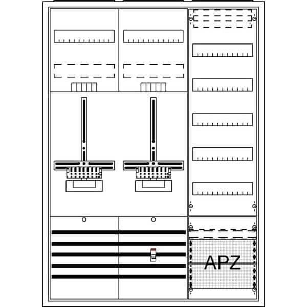 Striebel & John Zählerkomplettschrank 2CPX054267R9999 Typ DA37PG