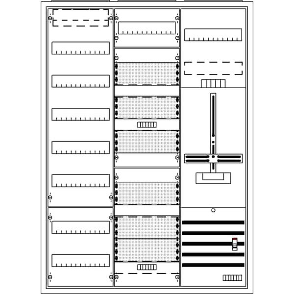 Striebel & John Zählerkomplettschrank 2CPX054276R9999 Typ DA37HCM