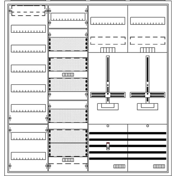 Striebel & John Zählerkomplettschrank 2CPX054277R9999 Typ DA47HHM