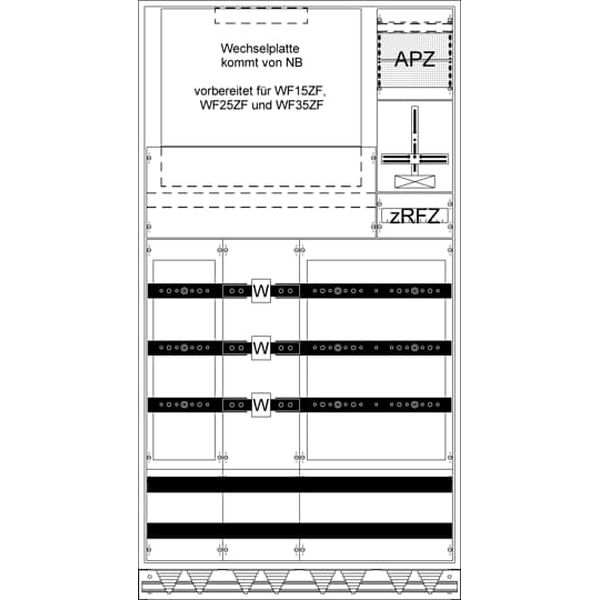 Striebel & John Mess Wandlerschrank 2CPX056086R9999 Typ WX42K4L 