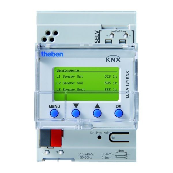 Theben KNX Dämmerungschalter 1349200 Typ LUNA 134 KNX EAN Nr. 4003468130032