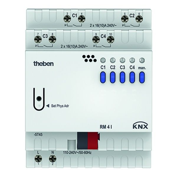 Theben Schaltaktor 4940210 Typ RM 4 I KNX