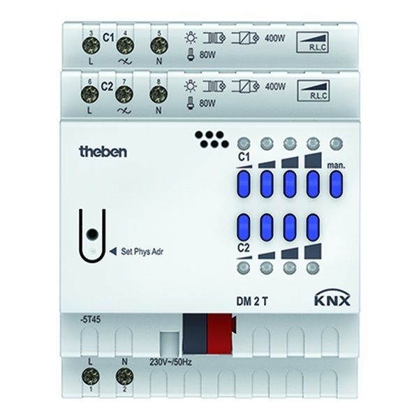 Theben Dimmaktor 4940270 Typ DM 2 T KNX