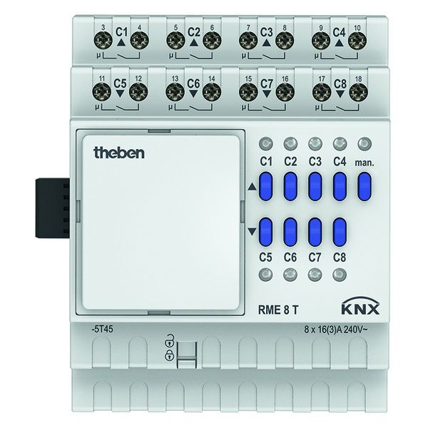 Theben KNX Schalt Jalousieaktor 4930205 Typ RME 8 T KNX EAN Nr. 4003468490822