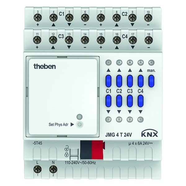 Theben Jalousieaktor 4930260 Typ JMG 4 T 24V KNX